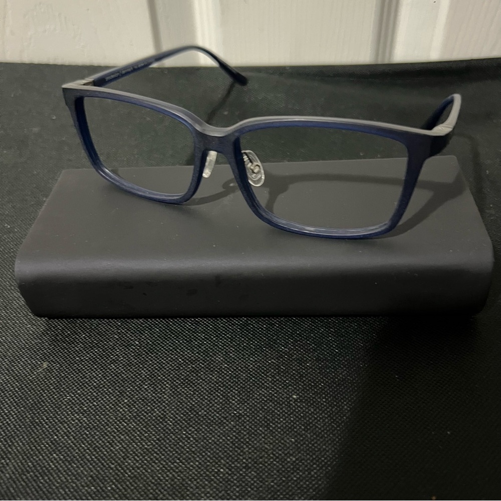 ProDesign Denmark 6616 9035 Blue Dark Transparent Eyeglasses Frame 57mm